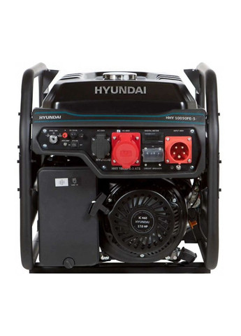Бензиновий генератор HHY 10050FE3 (8 кВт, 50 Гц, 230/400 В, 25 л) електростартер одно/трифазний (23144) Hyundai (265535165)