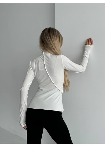 Жіночий лонгслів з декоративними швами MonCher (351554876)