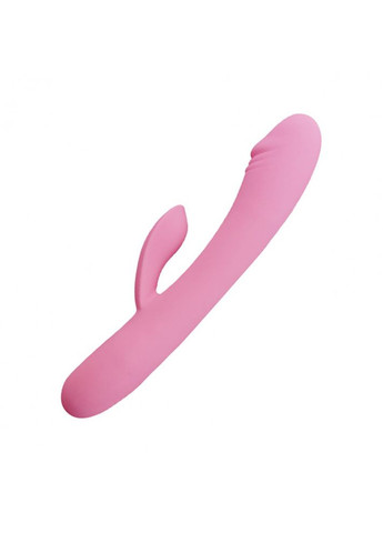 Вибратор кролик двойной Pacho USB фаллоимитатор для клитора и точки G Малиновый Focus (303896631)