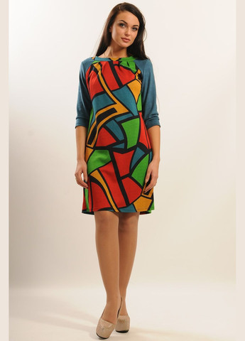 Комбінована кежуал, святковий, ділова сукня ри мари африка-софт пл 18.2-85/16 а-силует RiMari