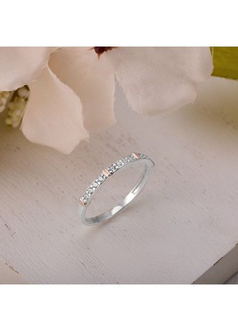 Кольцо с фианитами Комплимент Gold 925 18.5 размер Skifska Etnika (364202649)