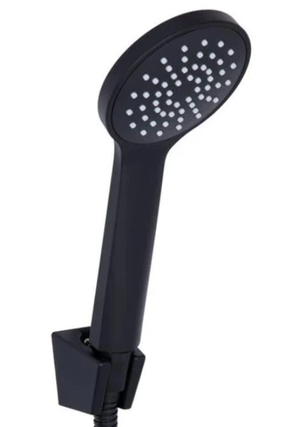 Смеситель для ванны Latwa 005, Black (k35) с длинным поворотным изливом и душевым гарнитуром LDLAT005BLA45420 LIDZ (395357200)