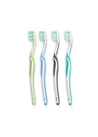 Glister — универсальная зубная щётка с мягкой щетиной 4 шт Амвей Amway (334712245)