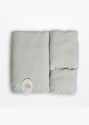 Набір рушників Bernini (3шт) з бахромою Pupilla світло-сірий
