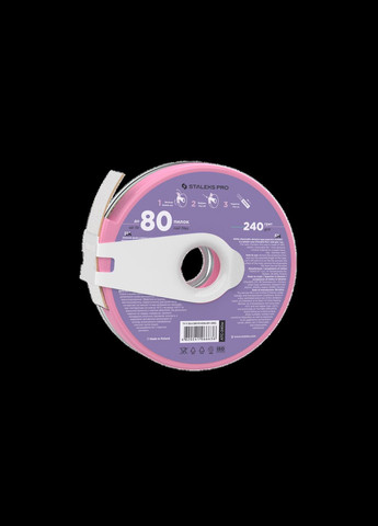 Змінний файл-стрічка в котушці Pro papmAm з кліпсою пончик, 240 гріт Staleks (302006979)