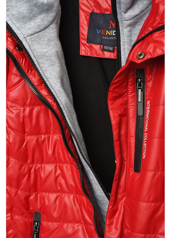 Красная демисезонная куртка детская для мальчика демисезонная красного цвета Let's Shop