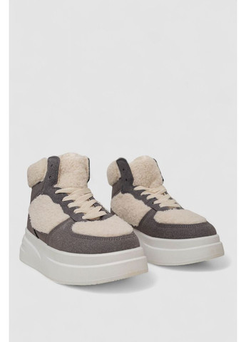 Кроссовки женские зимние на меху хайтопы, 248RLM20 Stilli серые всесезоны (369508350)