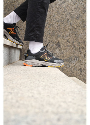 Серые демисезонные кроссовки мужские new balance 510 green orange нью беланс 510 No Brand