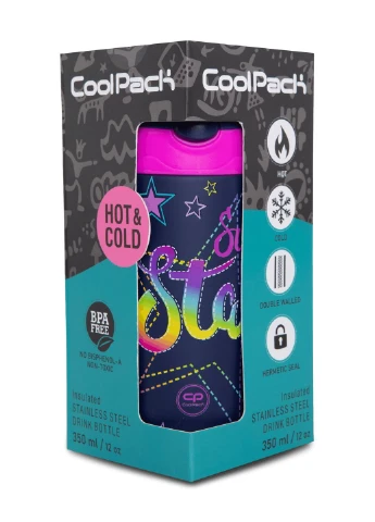 Бутылка BONO STARS для воды 350 мл металлическая CoolPack (399769578)