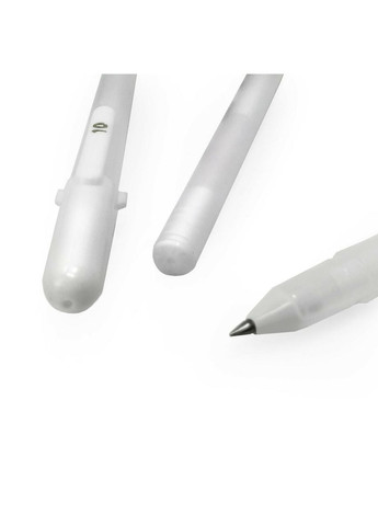 Набір гелевих ручок BASIC WHITE 3 розміри (05-08-10) Білі Sakura (362584613)