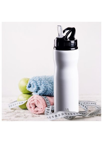 Бутылка для воды Frontera стальная 750 мл белая (60013322LA-08) Line Art Frontera сталева 750 мл біла (369881814)