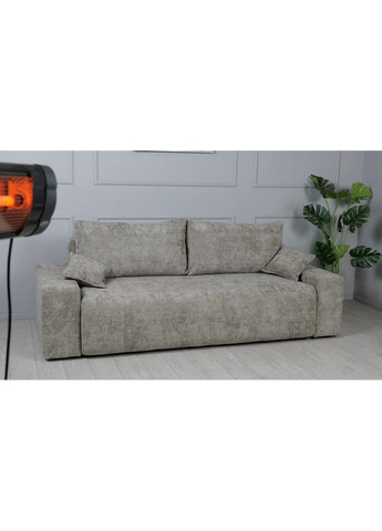 Диван прямой Турин раскладной серо-бежевый Frisco (373287121)