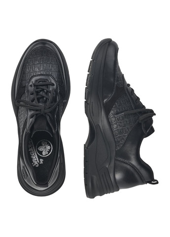 Черные демисезонные кросівки Rieker