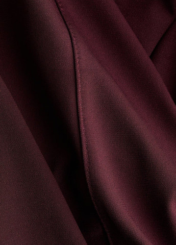 Бордова святковий сукня H&M однотонна