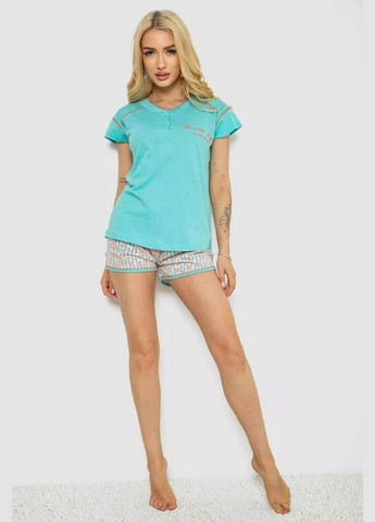 Блакитна всесезон піжама жіноча 243r0004-p6 розмір блакитна LINDROS