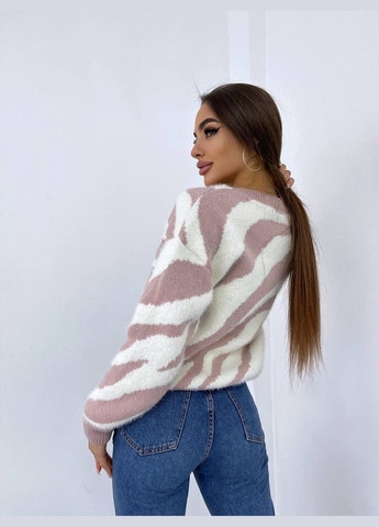 Пудровый демисезонный очень теплый и мягкий свитер Vakko