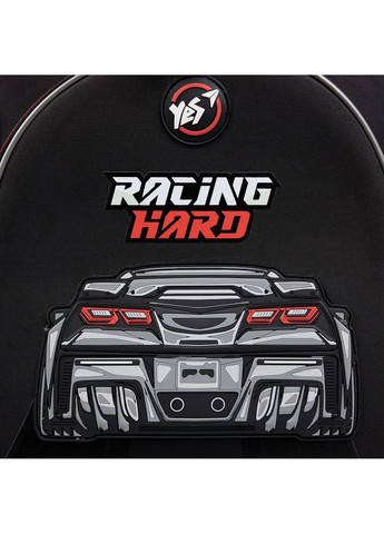 Рюкзак шкільний напівкаркасний S-109 Race Day 37х26х13 см Чорний (559881) Yes (365290796)