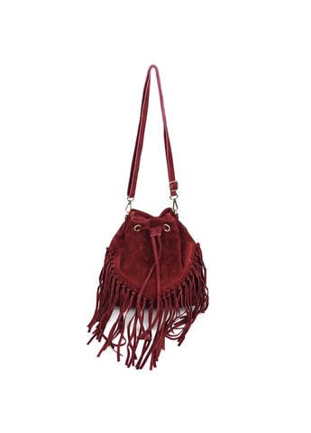 Жіноча замшева сумка на плече (Італія) fz1896103 марсала Firenze (316702211)