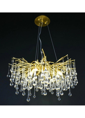 Люстра подвесная хрустальная 27226 Золото 40-190х60х60 см. Sunnysky (324396198)