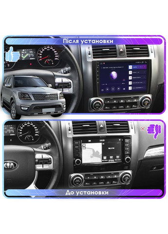 Штатная магнитола для Kia Mohave I Рестайлинг 2016-2020 экран 9" 6/128Gb 4G Wi-Fi GPS Top Киа Мохаве 5шт Lesko (336195639)