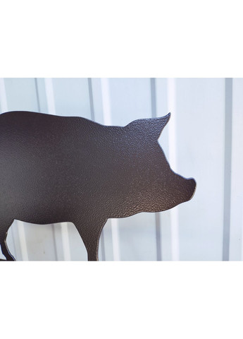 Флюгер на дом Свинья, флюгер на крышу из металла 2 мм. No Brand (368896805)