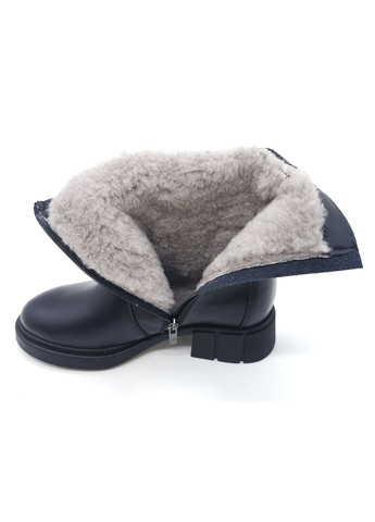 Жіночі черевики зимові чорні шкіряні FS-14-8 22,5 см (р) Foot Step (267313507)