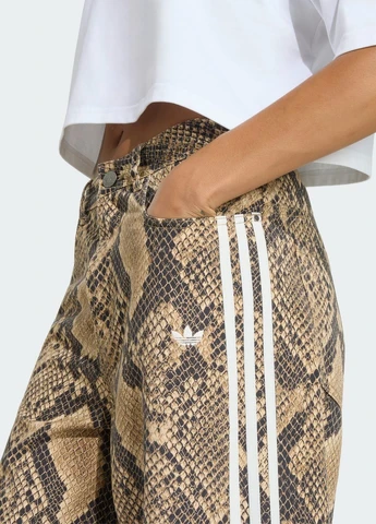 Джинсы SNAKE PRINT LOOSE adidas (398331783)
