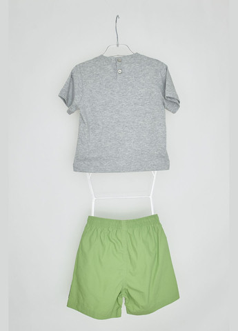 Серый летний комплект(футболка+шорти) Sprint