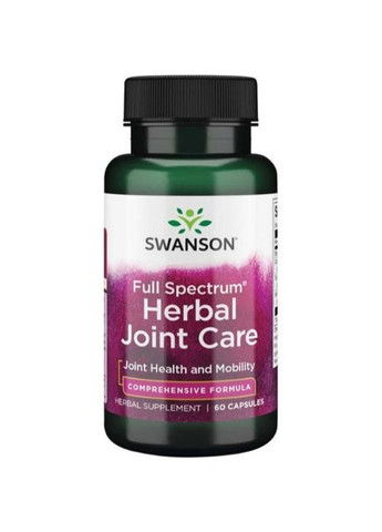 Full Spectrum Herbal Joint Care 60 Caps Swanson (282970452)