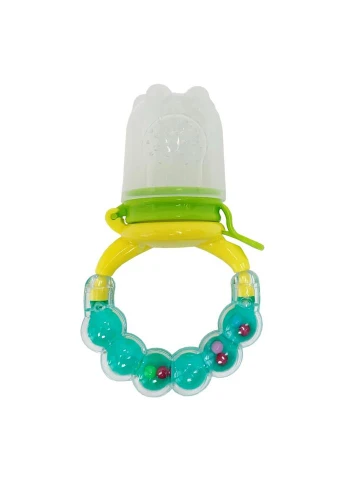 Ніблер для прикорму немовлят MGZ-0005(Turquoise) з брязкальцем No Brand (329897281)