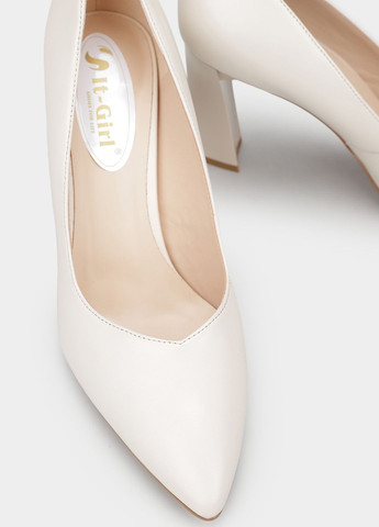 It-Girl Женские туфли лодочки белый з натуральная кожа, — лето (317247003)