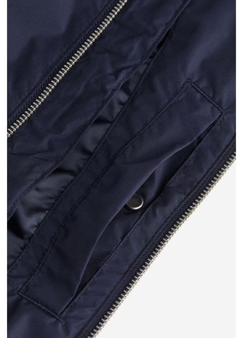 Темно-синяя демисезонная мужская куртка бомбер н&м (56794) м темно-синий H&M