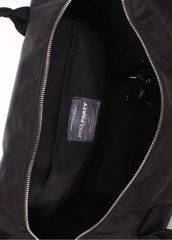 Спортивная-повседневная текстильная сумка Gymbag черная PoolParty (372657705)