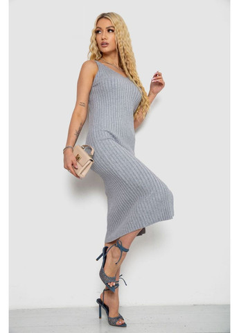 Серое платье вязаное однотонное,, 244r1795 Kulada