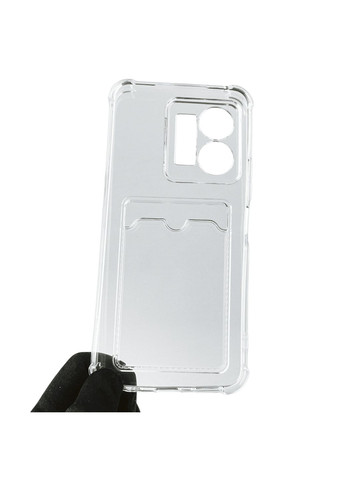 Чохол для Y35 4G з бронь кутами з кишенею для візиток карток k-pop на віво у35 4г прозорий Vivo (366235157)