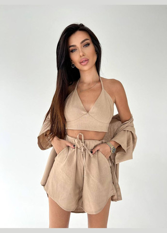 Летний костюм тройка из льна. Adelante (333800962)