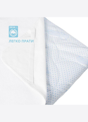 Наматрасник 2 шт детский в кроватку 60х120 см непромокаемый с резинками по углам натуральный хлопок PAPAELLA (367727638)