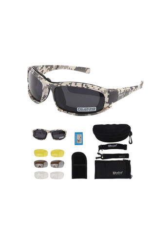 Тактические защитные армейские очки X7-Пиксель Daisy (280826679)