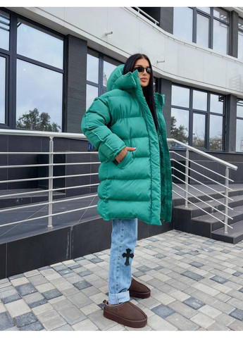 Зелений зимній Пуховик Vakko
