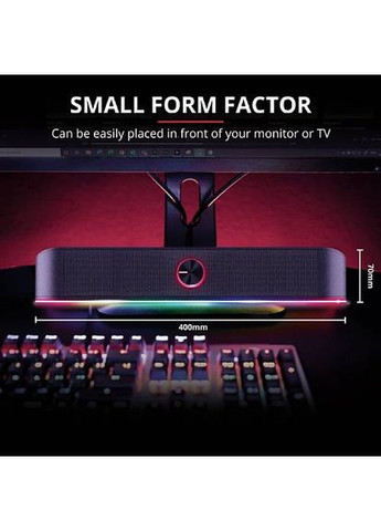 Колонка GXT 619 Thorne RGB Illuminated Soundbar Black (24007) Trust (306745571)