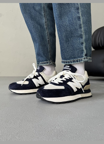 Кросівки жіночі і чоловічі New Balance 574 Legacy dark blue | Нью Беланс 574 сині No Brand сині демісезони (316091127)