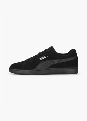 Чорні всесезонні кросівки smash 3.0 sneakers black 390984-02 Puma