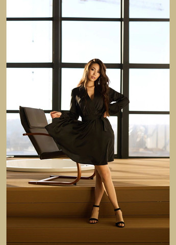 Чорна святковий, коктейльна сукня з пишною спідницею Seventeen