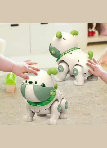 Інтерактивний пес Спайк на радіокеруванні (68068) українське озвучування, сенсорний, мелодії, світло WToys (318070613)