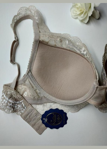 Бежевый бралетт красивенный бюстгальтер-браллет 6168 Leilieve полиамид