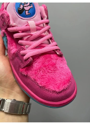 Розовые летние кроссовки nike dunk low grateful debears pink найк данк No Brand