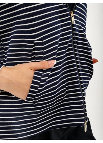 Толстовка Stripes Hoodie Polyviscosa Jacket Blue LSDGC0010-020 Australian (398070366)