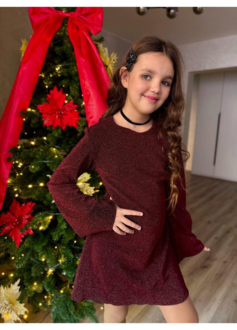 Бордова сукня блискуча IRmAS (369422219)