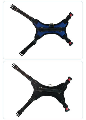 Светоотражающая шлейка для собак Pet Style "Hunter" Синяя XL No Brand - (323232035)