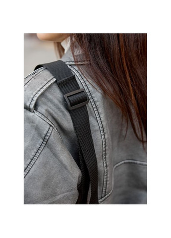 Женская сумка на пояс кожаная бананка Tirso BTT черная Sambag (322870622)